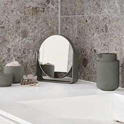 Table Mirror with 5x magnification ume, olive green, Zone Denmark