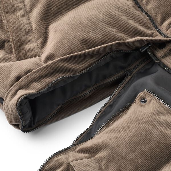 Jacket Puffer Hybrid Cord, dark rock, Rethinkit
