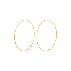 SANNE Hoops X Large, gold plated, Pilgrim