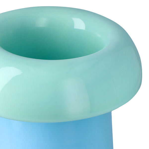 Soma Vase, light blue/aqua, Holmegaard