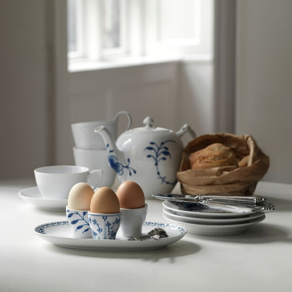Blue Fluted Mega Egg Cup, 2 pcs, Royal Copenhagen