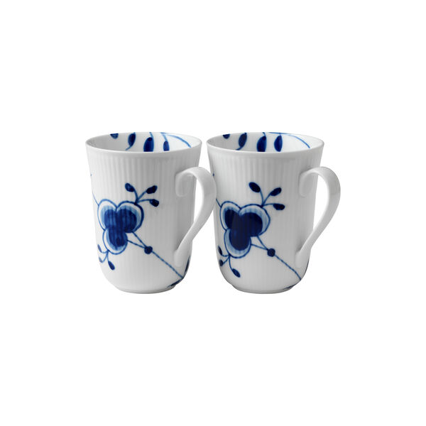 Blue Fluted Mega Mug 36 cl, 2 pcs, Royal Copenhagen