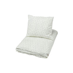 2-piece Junior Bed Linen, green leaves, Cam Cam Copenhagen