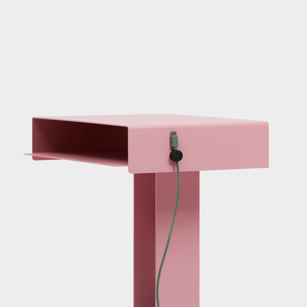 Cable Clips, charcoal, Pedestal