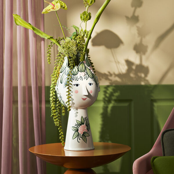 Titania Vase, green, Bj&oslash;rn Wiinblad