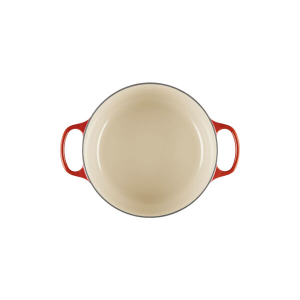 Signature Round Cocotte | 26 cm | Cerise, Le Creuset