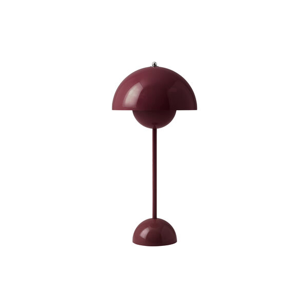Flowerpot VP3 Table Lamp, dark plum, &Tradition