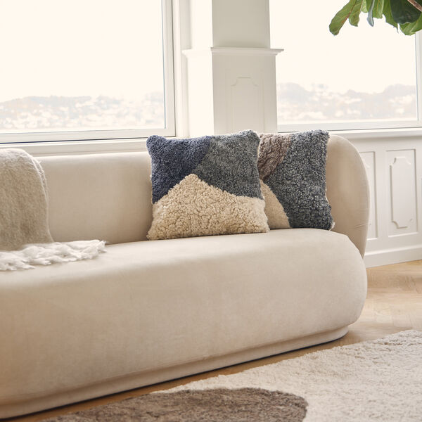 PATTERN COLLECTION Cushion, anthracite/pearl/graphite, NATURES Collection