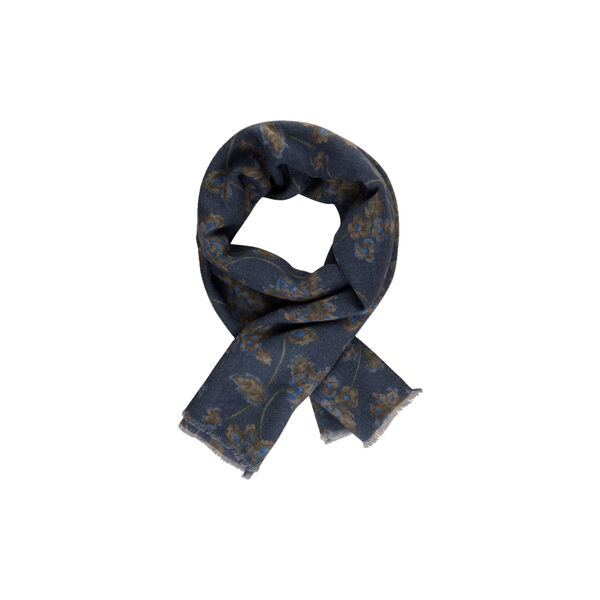 Scarf Wool, blue pattern Scarf Wool, blue pattern, Stenströms