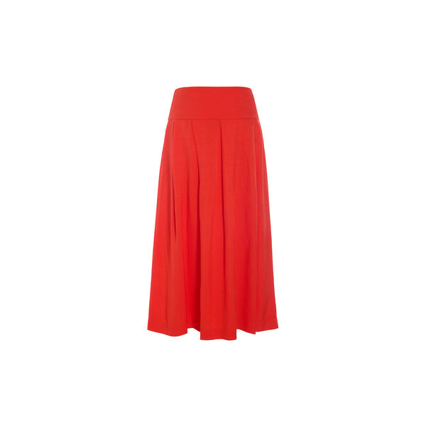 Kumamoto skirt with pleats, fiery red, BITTE KAI RAND