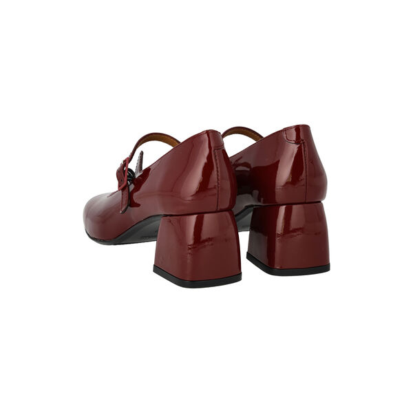 Mary-Jane shoe, berry, ANGULUS