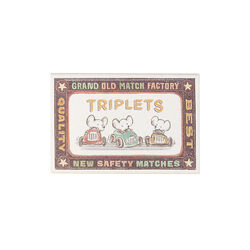 Triplets Baby Mice in Matchbox, Maileg