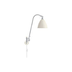 Bestlite BL6 Wall Lamp, soft white semi matt/chrome, GUBI
