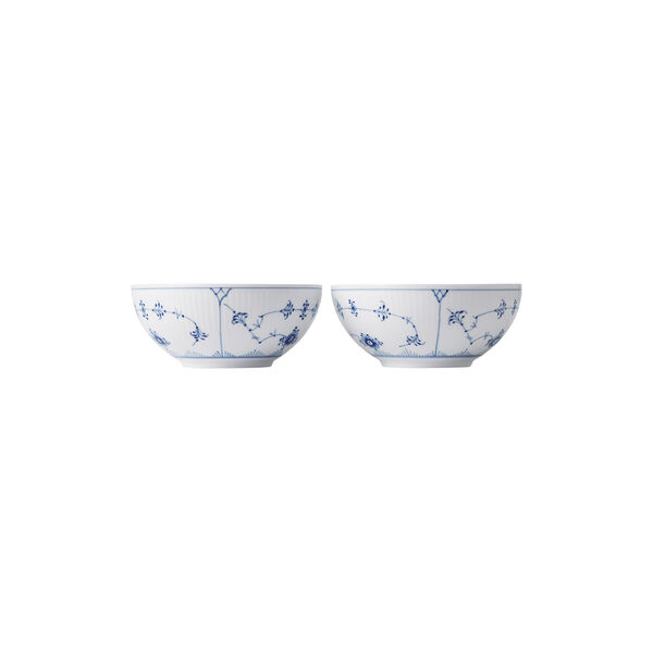 Blue Fluted Plain Bowl 50 cl, 2 pcs Blue Fluted Plain Bowl 50 cl, 2 pcs, Royal Copenhagen