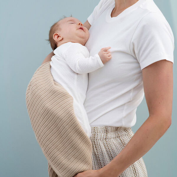 Newborn Suit w. Feet, offwhite, Serendipity