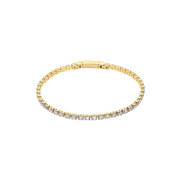 Ellera Grande Bracelet | &Oslash; 18 | Gold plated/white, Sif Jakobs Jewellery