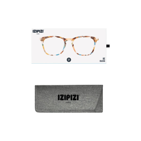 #E READING Glasses, blue tortoise, IZIPIZI