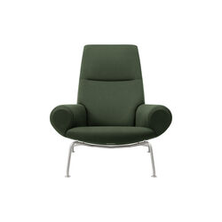 Wegner Queen Chair | Olive | Lounge Chair + Ottoman, Fredericia Furniture