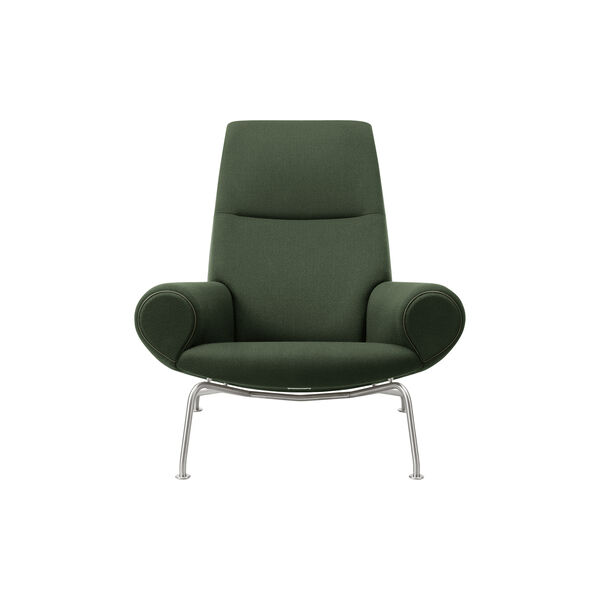 Wegner Queen Chair | Olive | Lounge Chair + Ottoman, Fredericia Furniture