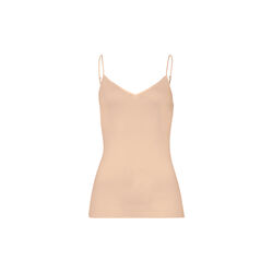 Cotton Seamless Spaghetti Top, beige, HANRO