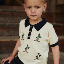Polo w. Embroidery, Copenhagen Colors Organics
