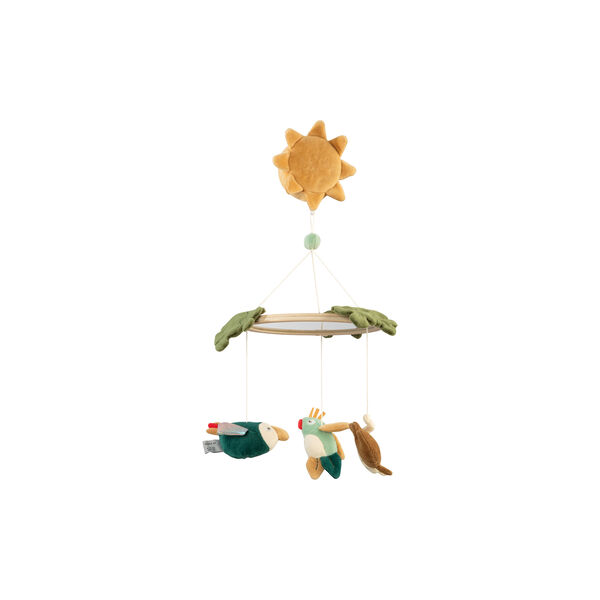 Wildlife Baby Musical Mirror Mobile, Sebra