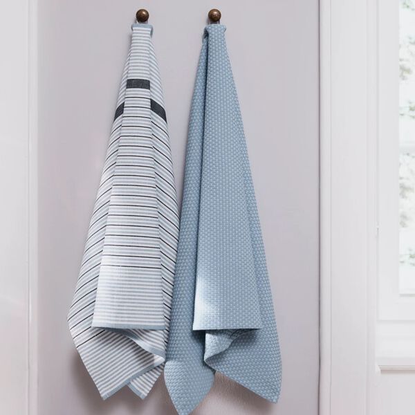 COMET Tea Towel | Blue Hour, Georg Jensen Damask