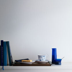 Blue Fluted Half Lace Cup and Saucer 25 cl, Royal Copenhagen