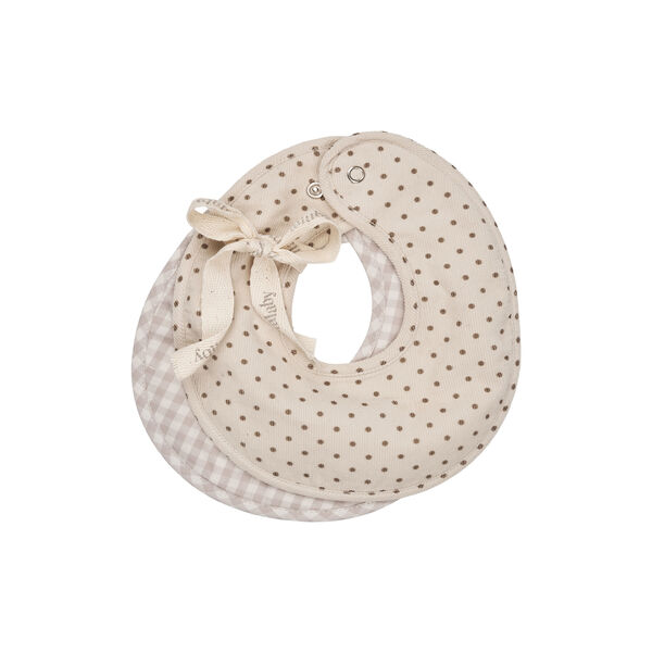 Bibi Bibs 2-Pack Dot, brown dot Bibi Bibs 2-Pack Dot, brown dot, Lalaby