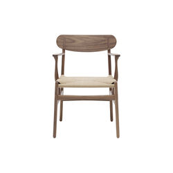 CH26 Dining Chair, oiled walnut/natural, Carl Hansen & S&oslash;n