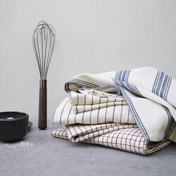 Garn Teatowel, blue/terracotta, Rosendahl