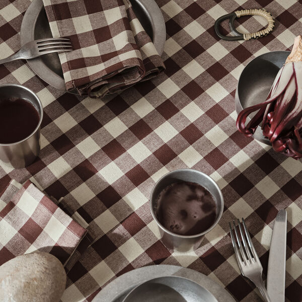 Tumbled Plate, stainless steel, Ferm Living