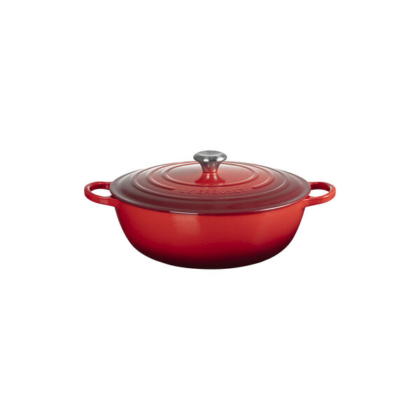 Signature cast iron soup pot &Oslash; 32 cm, cerise, Le Creuset