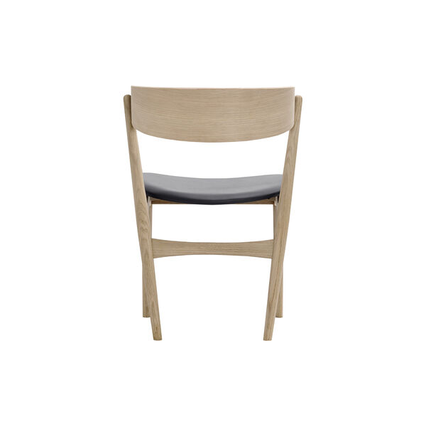 Sibast No 7 Dining Chair, white pigmented oak/black, Sibast Furniture