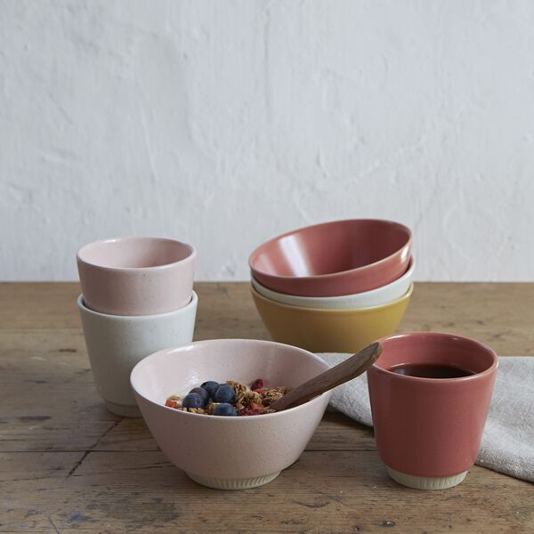 Colorit Bowl Ø 14 cm, rose Colorit Bowl Ø 14 cm, rose, Knabstrup Keramik