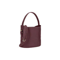 Deborah Hobo Bag M, port red, Aigner