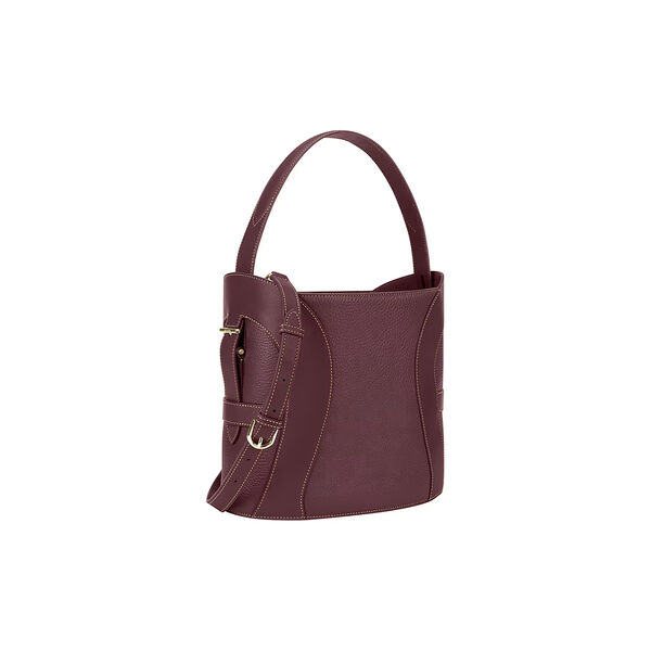 Deborah Hobo Bag M, port red, Aigner