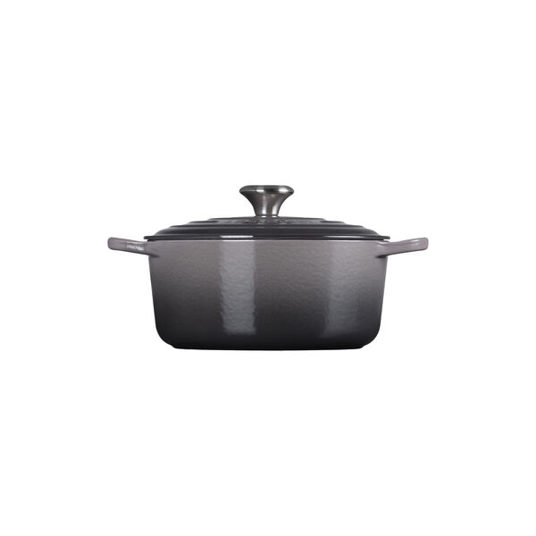 Signature round cast iron pot &Oslash; 24 cm, flint, Le Creuset
