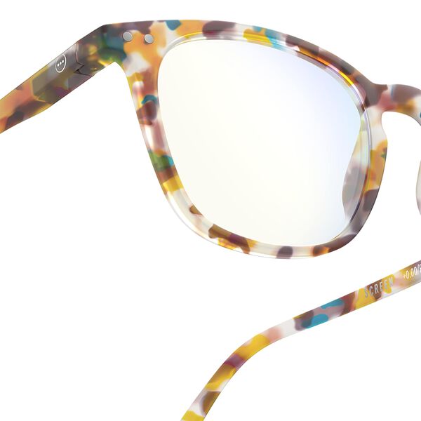 #E READING SCREEN Glasses, blue tortoise, IZIPIZI