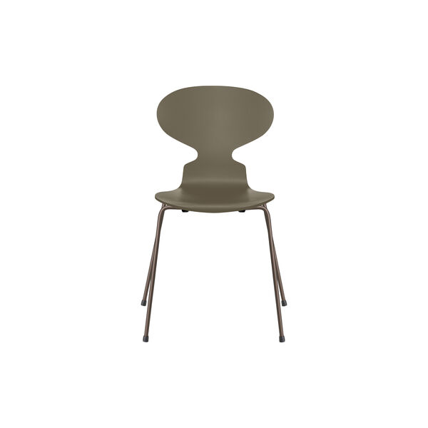 Ant&trade; 3101 Fully Lacquered Chair, olive green/brown bronze, Fritz Hansen