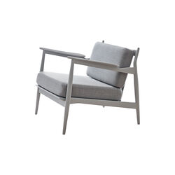 Model 107 Lounge Chair, grey, Magnus Olesen Design