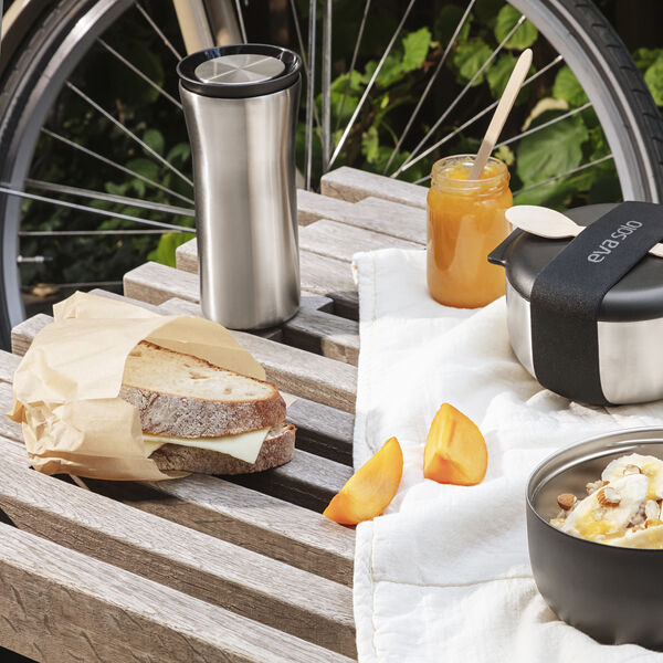 City To Go Cup, steel/black, Eva Solo