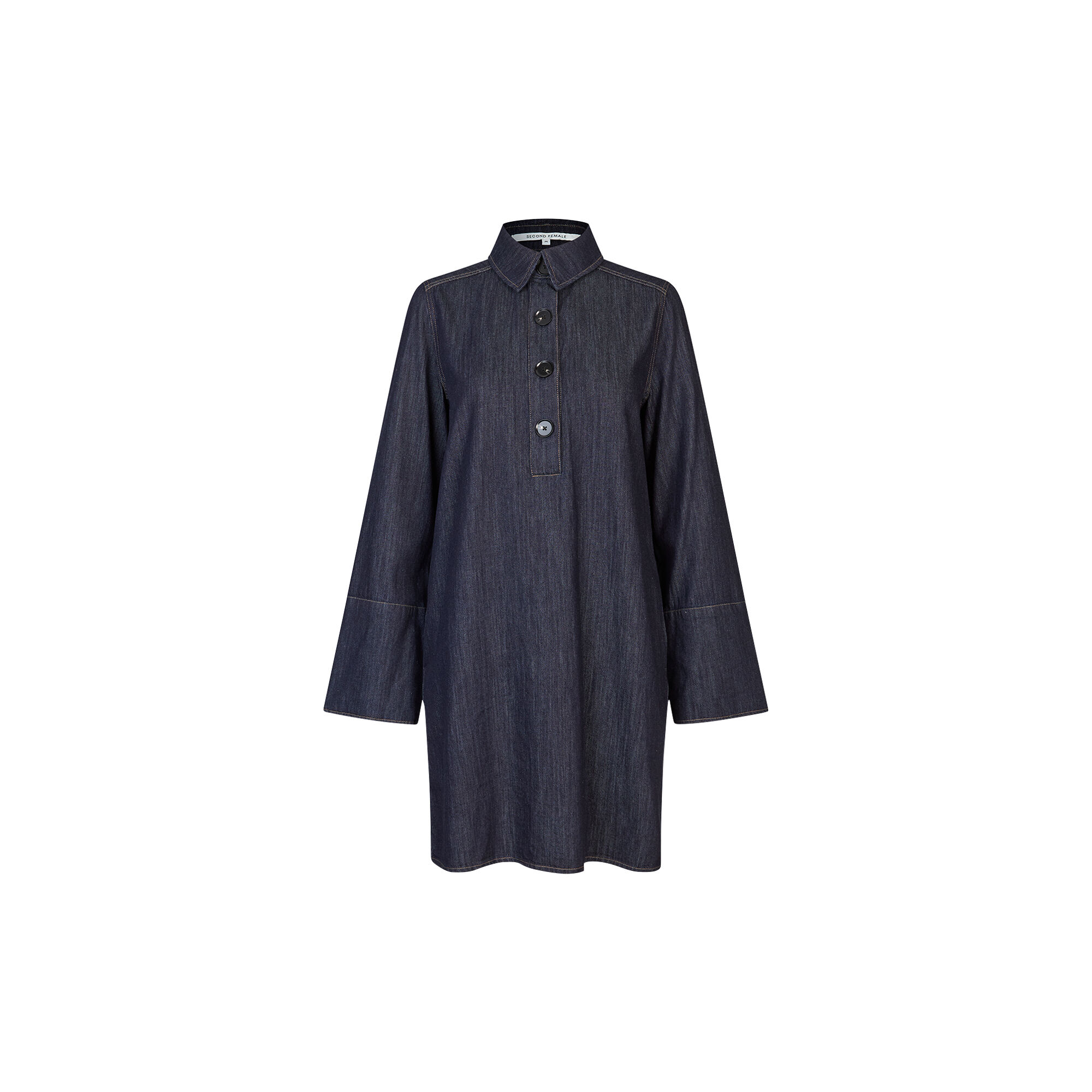 Dera Denim Tunic Dress, dark blue denim