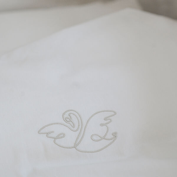 Baby Bedding Swan, light, We Are Bitte