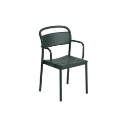 Linear Steel Armchair, dark green, Muuto