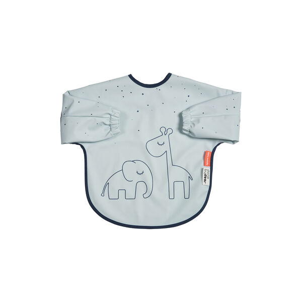 Dreamy Dots Sleeved Bib, blue, Done by Deer