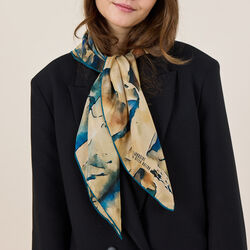 BRUSH&nbsp;scarf, sand/petrol, Bella Ballou