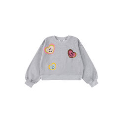 Miki Sweater, grey melange, Molo