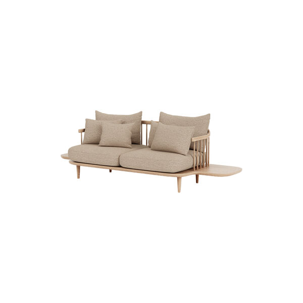Fly SC3 2-seater Sofa, Karakorum 003/oiled oak, &Tradition