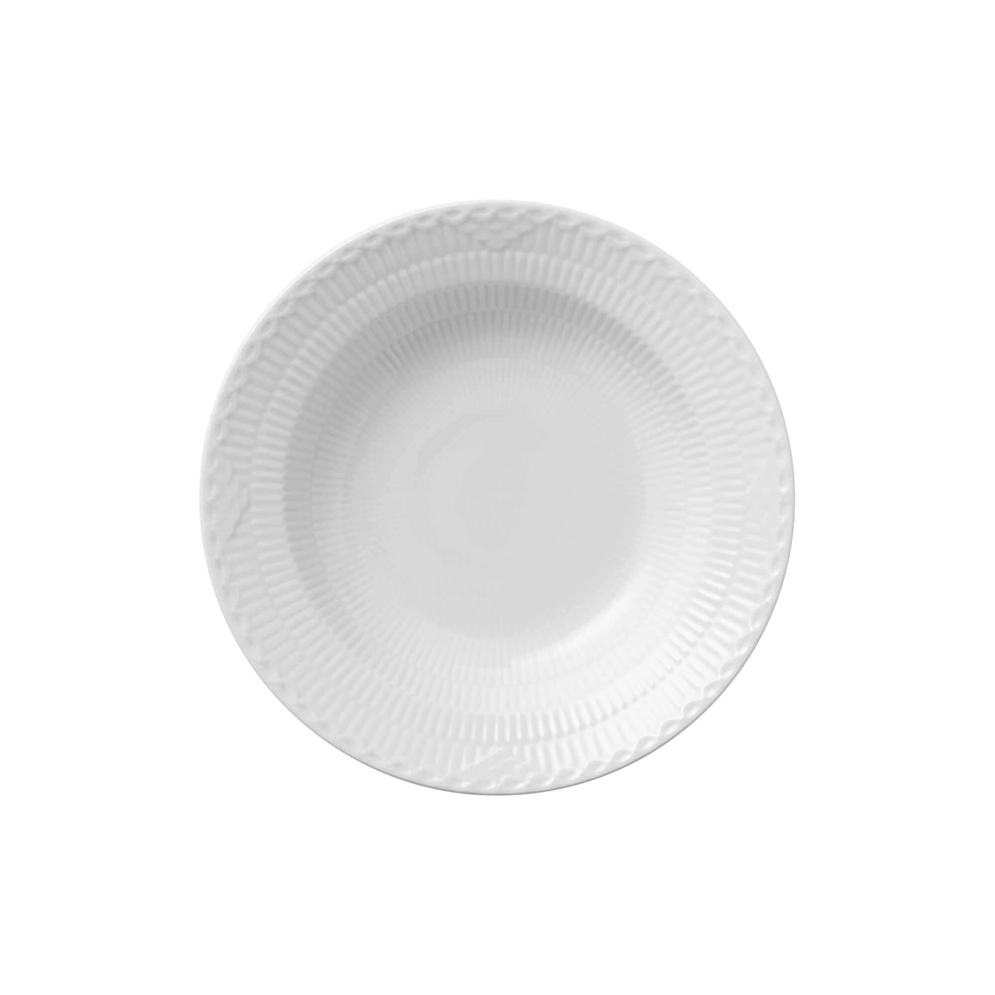新品未使用　ロイヤルコペンハーゲン　WHITE FLUTED ボール　21㎝ White Fluted Half Lace Deep Plate Ø 21 cm